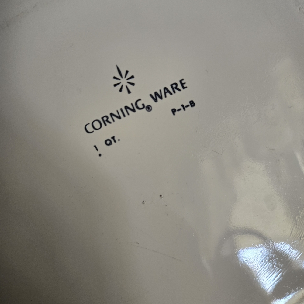 Vintage CorningWare Blue Cornflower Casserole Dish Set with Glass Lid - Picture 5 of 8